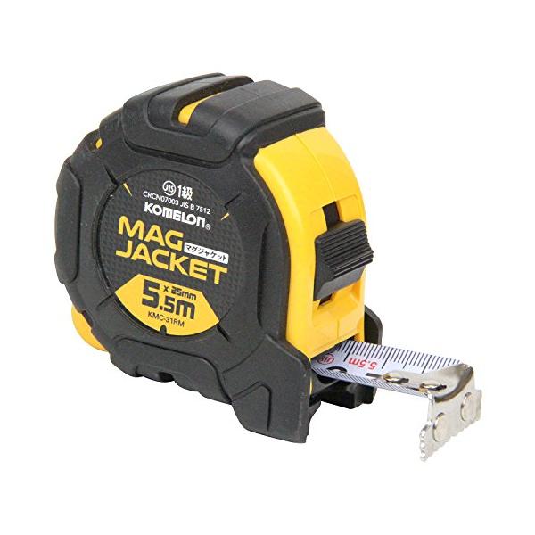 他サイト： Komelon コメロン コンベックス マグジャケット 25 テープ幅25mm 5.5M KMC-31RMの商品画像