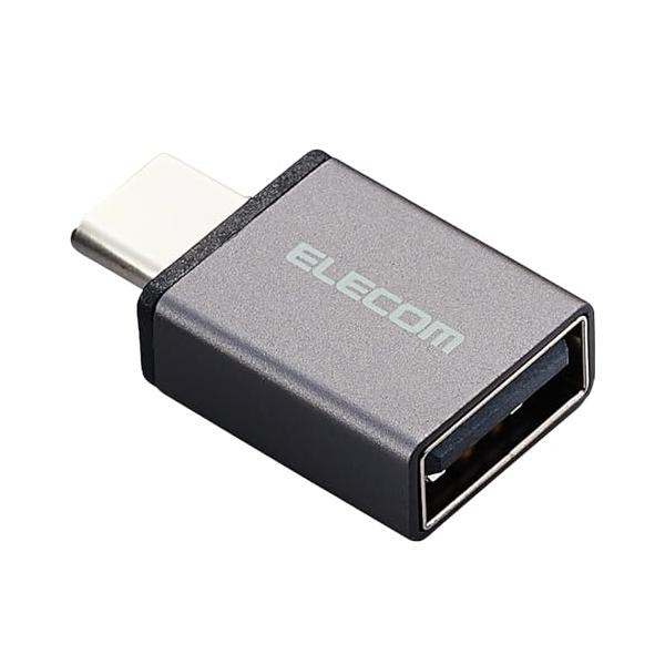 他サイト： エレコム USB-A to C変換アダプタ コンパクトサイズ Type-C変換 USB2.0 480Mbps Macbook ブラック M-AFの商品画像