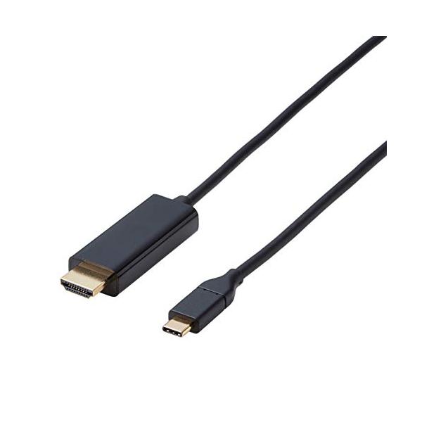 他サイト： エレコム 変換ケーブル USB-C HDMI ケーブル 2.0m ブラック iPhone 16 シリーズ 対応検証済 CAC-CHDMI20BKの商品画像