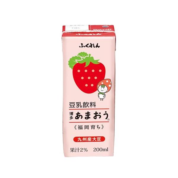 他サイト： ふくれん 豆乳飲料博多あまおう 200ml ×24本の商品画像