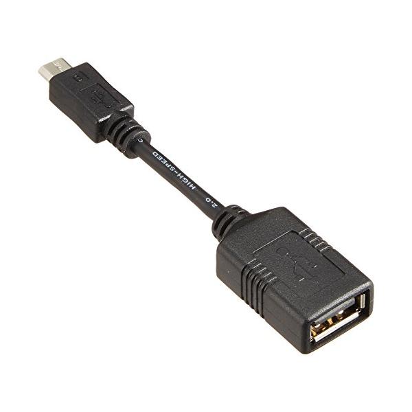 他サイト： BUFFALO USB(microB to A)変換アダプター ブラック BSMPC11C01BKの商品画像