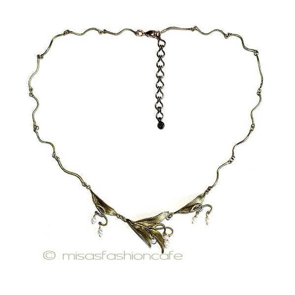 Michaelmichaud マイケルミショー 真珠のすずらんネックレス スズラン 鈴蘭 パールネックレス 植物 フラワーモチーフ Buyee Buyee Japanese Proxy Service Buy From Japan Bot Online