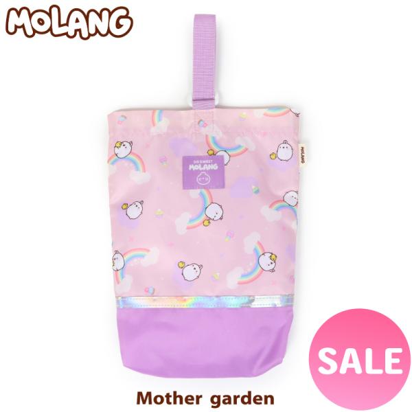 世界中で 大人気 ！ MOLANG ( モラン ) 日本 公式 グッズポリエステル生地で汚れ防止＆お手入れしやすい！  【サイズ】約横幅22×マチ幅5×高さ28cm 持ち手：約12cm×幅2.5cm 【主素材】ポリエステル 【原産国】中国 ...