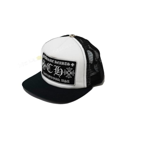 CHROME HEARTS 新品 クロムハーツ 帽子 トラッカーキャップ ブラック