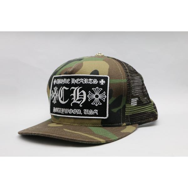 クロムハーツ トラッカーキャップ カモフラ 限定モデル CHROME HEARTS（クロムハーツ） 新品 帽子 トラッカーキャップ 迷彩 CH