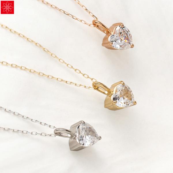 遺骨ペンダント Soul Jewelry クリスタ ハート K10 イエローゴールド