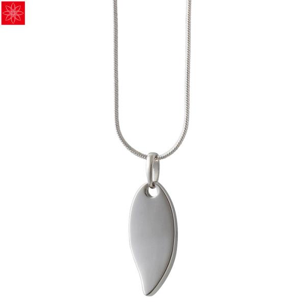 ◎材質（ペンダントトップ、チェーン共に）ステンレス316L◎サイズペンダントトップ：高さ30mm×幅13mm×奥行4.8mm　◎チェーン(2本付属)・ショート：55cm（カットアズキチェーン）・ロング：70cm（スネイクチェーン）◎インナー...