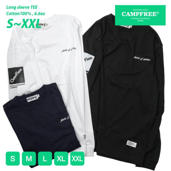 メンズ ロンt Tシャツ ロンティー CAMPFREE ロングtシャツ メンズt