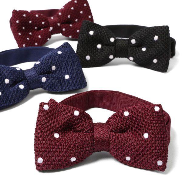 蝶ネクタイ ドット ニット ニットタイ 蝶タイ メンズ レディース ボウタイ Mha 472 472 M H A Style 通販 Yahoo ショッピング
