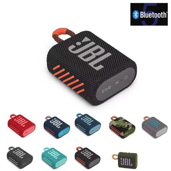 JBL GO3 Bluetoothスピーカー USB C充電/IP67防塵防水/パッシブラジエーター搭載/ポータブル/2020年モデル レッ