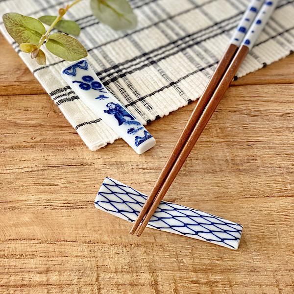 食器 おしゃれ 箸置き 2柄の昭和の箸置き モダン カトラリーレスト