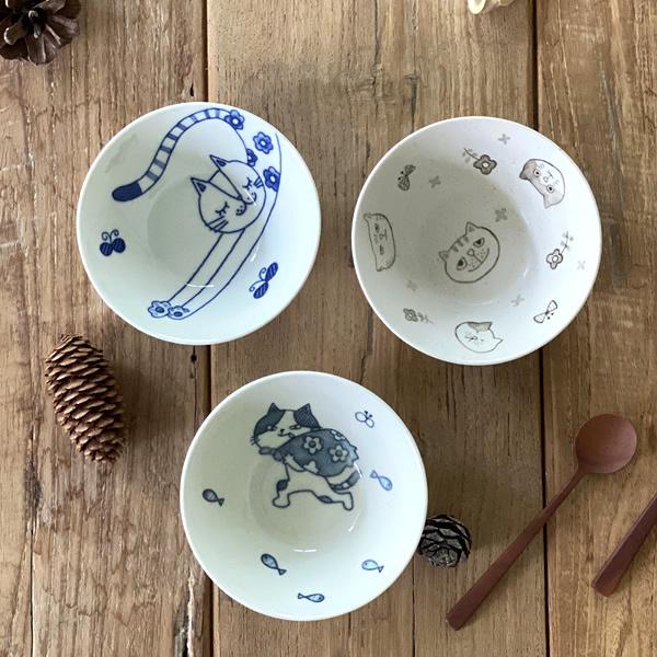 食器 和食器 おしゃれ 小鉢 ねこまるけ反型小鉢 モダン 美濃焼 食器 和食器 おしゃれ 小鉢 ねこまるけ反型小鉢 モダン 美濃焼
