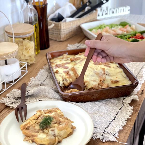 食器 おしゃれ 皿 グラタン皿 Koti スクエアグラタン大皿 日本製 美濃