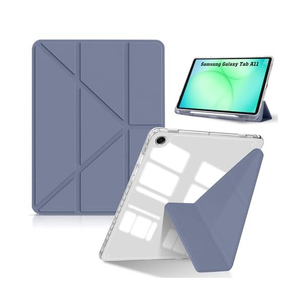 [HinZann] Samsung Galaxy Tab ケース、Galaxy Tab A11 2025/A9 2023 8.7インチ用、PUレ