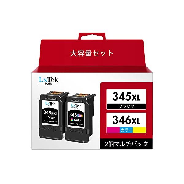 Canon - キャノンインク345 346XL大容量 2セットずつです。 LxTek Purify BC-345XL BC-346XL 345 346 インク 大容量 2個