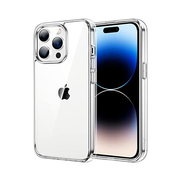 JETech iPhone 14 Pro用 ケース 黄ばみ防止 (クリア)