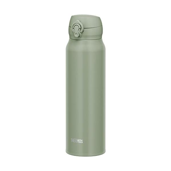 サーモス 水筒 真空断熱ケータイマグ 750ml スモークカーキ 飲み口外せてお手入れ簡単 軽量タイプ ワンタッチオープン ステンレス ボトル