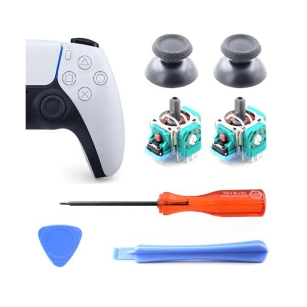 PS5 コントローラー 修理 サムスティック 7in1 ジョイスティック アナログスティック センサー サムスティック モジュール修理部品