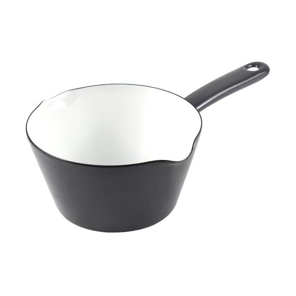 富士ホーロー ミルクパン 14cm クールグレー AMZ-14M.CG