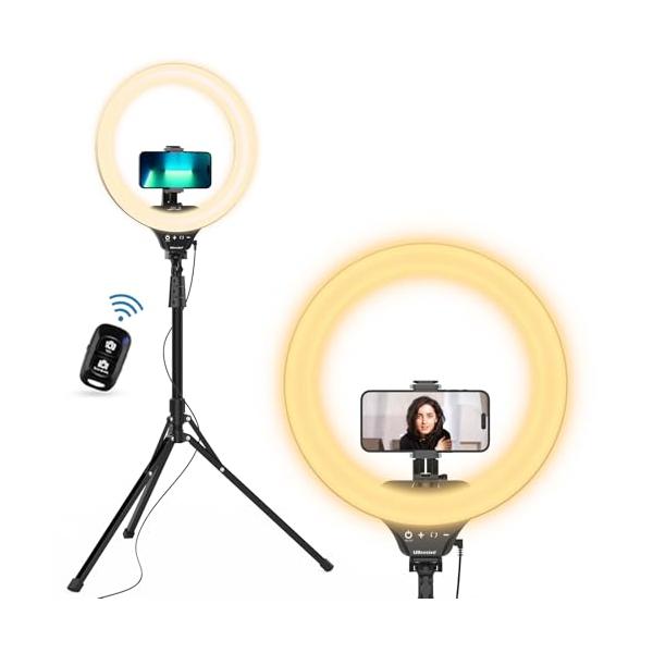 UBeesize 12インチLEDリングライト 158cm三脚付き 撮影ライト Amazon.co.jp: UBeesize 12インチLEDリングライト 158cm三脚付き