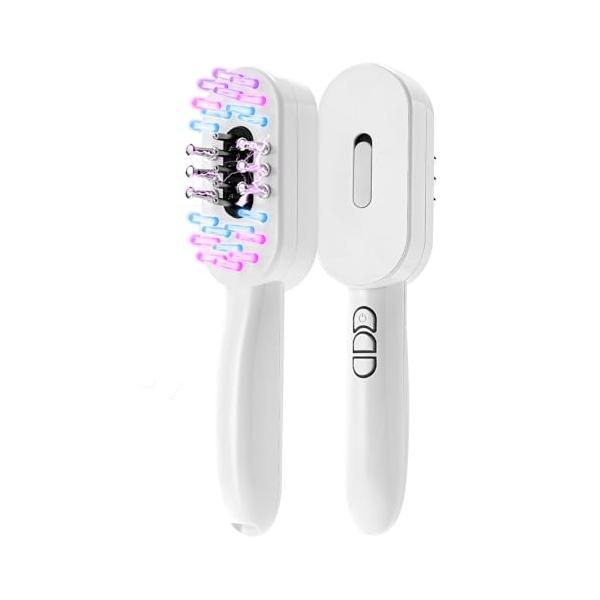 電気ブラシ 電動頭皮ブラシ 美顔器 リフト 頭皮 ems微電流 3色LED 頭筋