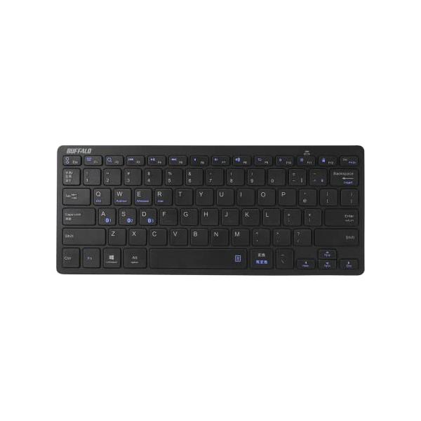バッファロー キーボード Bluetooth ウルトラスリム 在宅 ブラック BSKBB315BK