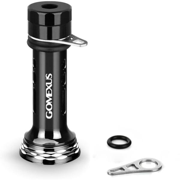 ブラック/48mm/R4BK-P-JP・Color:ブラックSize:48mm・材料アルミ 長さ48mm 重量7.6g 付属ステンレス製フックキーパー長め（25mm）1枚 Oリング1枚・対応機種(1)商品画像で対応機種表をどうぞご確認。(2...