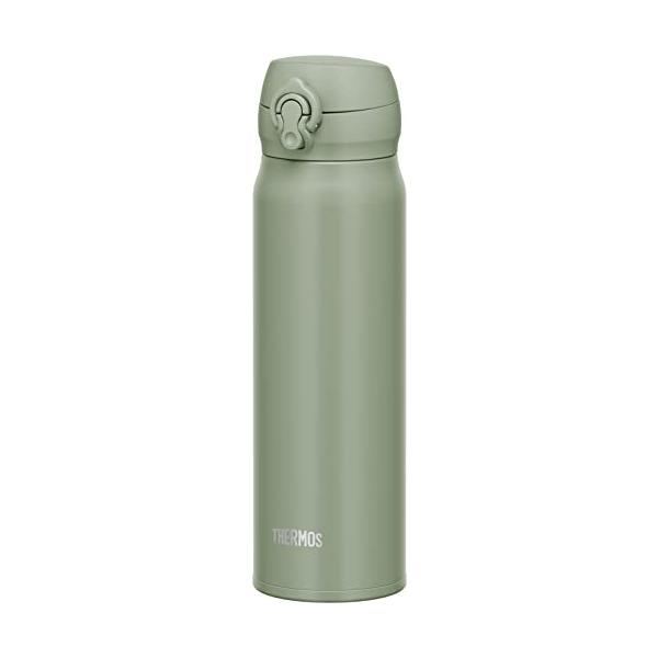 サーモス 水筒 真空断熱ケータイマグ 600ml スモークカーキ 飲み口外せてお手入れ簡単 軽量タイプ ワンタッチオープン ステンレス ボトル