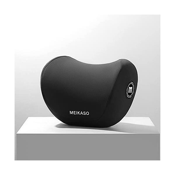 Meikaso ネックパッド 首クッション ネックピロード ヘッドレスト 頸椎サポート 低反発 メモリーコットン 通気設計 SGS認証/100D