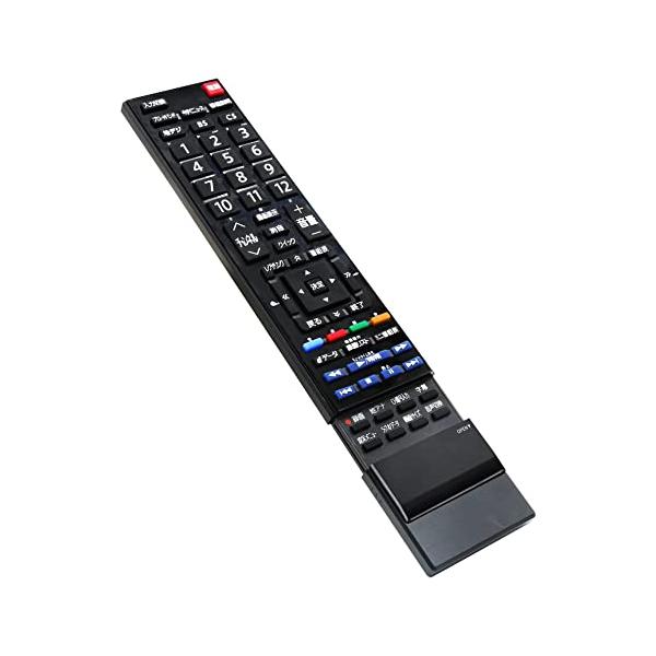 テレビ　美品　リモコン テレビ リモコン TO-90348 東芝 レグザ 多機種 互換 簡単操作 シンプル
