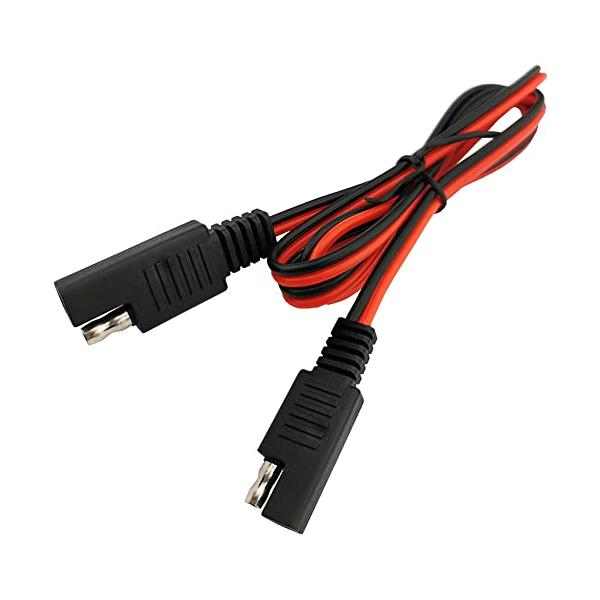 TBDBNR SAE - SAE延長ケーブル 1点セット クイックディスコネクトワイヤーハーネス 18AWG アダプタ コネクタ 頑丈で 使いや