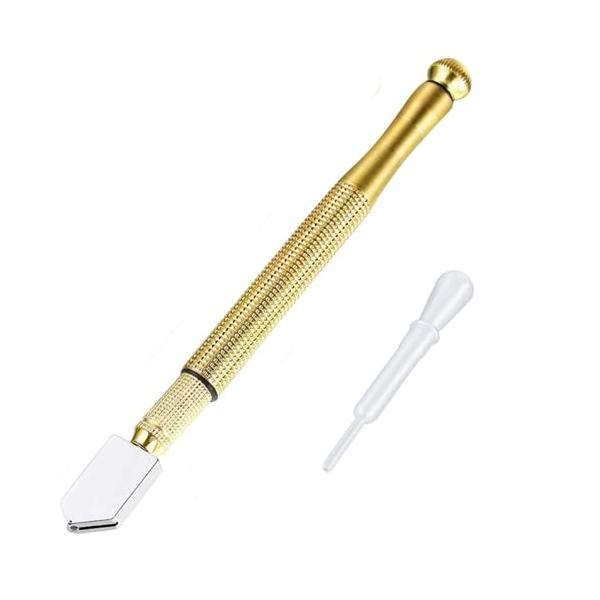 ガラスカッター 切断板厚3-15mm 超硬オイル硝子切り 切断工具 ミラータイルカット オイル補充 滑り止め 簡単操作