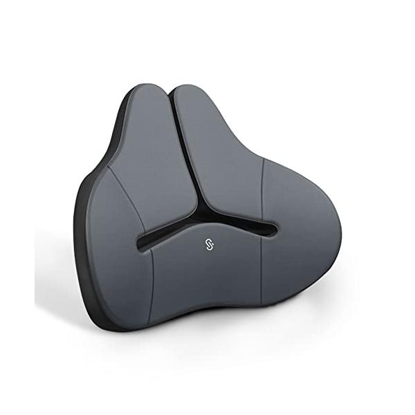 Meikaso 腰クッション ランバーサポート ファッション背もたれ カークッション ウェストクッション 着座 アップグレード ハイエンド 運転