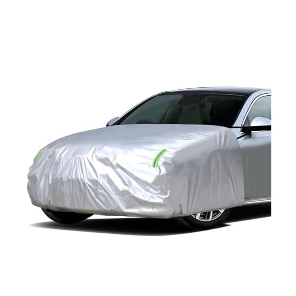 ANBEN ボンネットカバー 防炎フロント保護 210D厚手オックスフォード生地 自動車ボンネット 車カバー ヘッドライト劣化 日焼け防止とアン