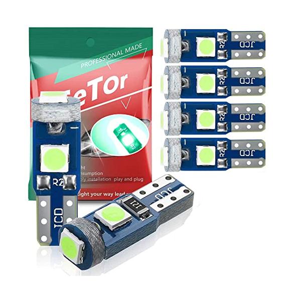 T5 LED メーター球 ウェッジ球 led t5 74 73 2723 2721 W3W LED バルブ メーター球 パネル球 エアコン球 t