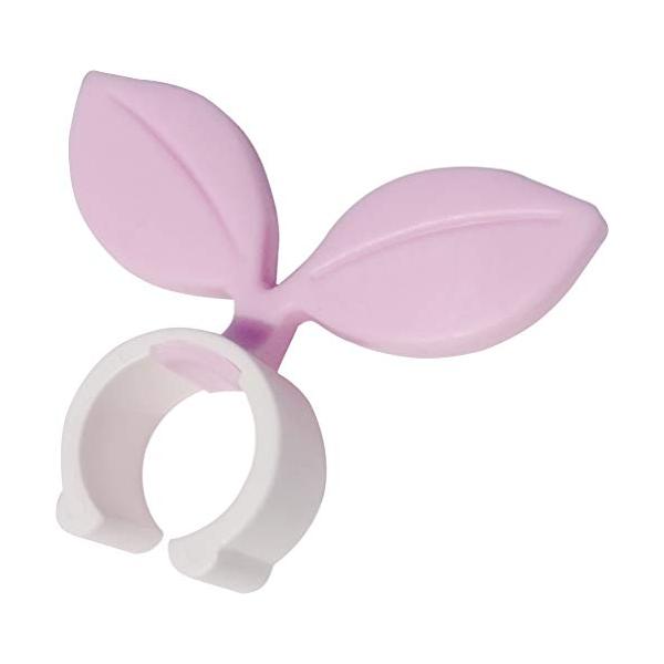 他サイト： サンセイ ステッキホルダー 杖やすめ リーフ ピンク tue-Leの商品画像