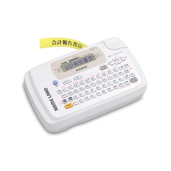 他サイト： カシオ ラベルライター ネームランド コンパクトモデル KL-P50-WE テープ付セット KL-TP5 (3.5mm-18mm幅)の商品画像