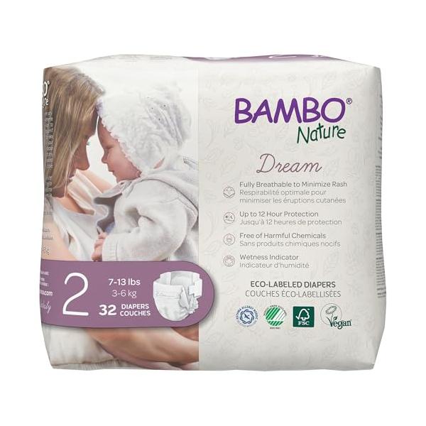 BAMBO Nature バンボネイチャー ドリーム テープタイプ XS （3kg〜6kg） 32枚入り（bn16924）