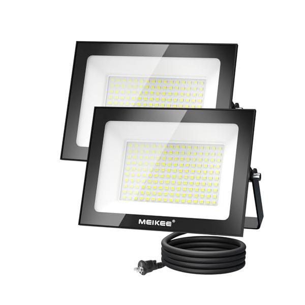 MEIKEE【200W 超薄型 2個セット】LED投光器 作業灯 超高輝度 昼光 楽天市場】2個セット MEIKEE 200W LED投光器超薄型 作業灯 超高
