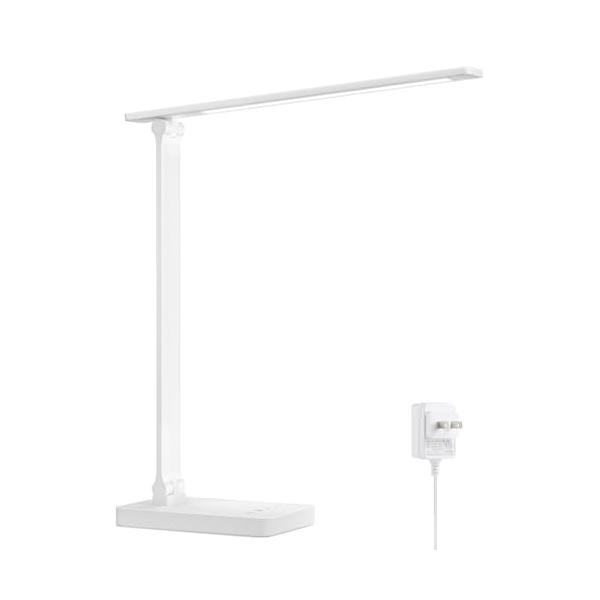 Lepro デスクライト led 目に優しい DCアダプター付き 電気スタンド 800lm超高輝度 卓上ライト おしゃれ テーブルライト5段階色