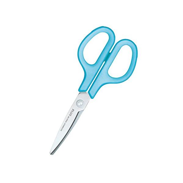 他サイト： プラス はさみ左手用 フィットカットカーブ スタンダード SC-175SL ブルー 34-520の商品画像
