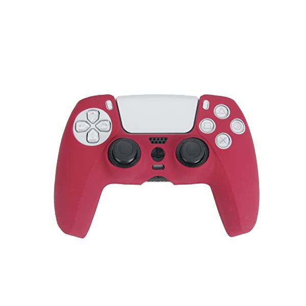 PS5 コントローラー カバー シリコン素材 ソフト スキンケース 保護カバー 耐衝撃 簡単装着