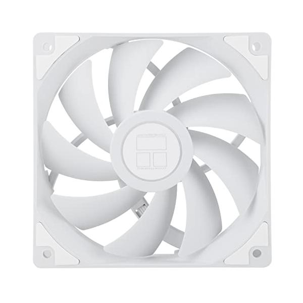 Thermalright TL-C12CW CPUファン 120mmケースクーラーファン、4Pin PWM静音パソコンファン S-FDBベアリン