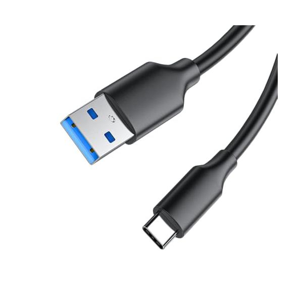 USB Type-C ケーブル 2M USB-A to USB-C ケーブル3A急速充電/10Gbpsデータ転送 USB 3.2 Gen2標準