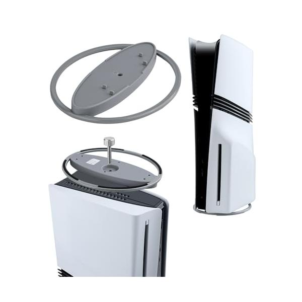 他サイト： Mcbazel 新型PS5 Pro/Slim/PS5対応 縦置きスタンド 放熱改善 地震対策 転倒防止 PS5スタンド 通常版（UHD）とデジタの商品画像