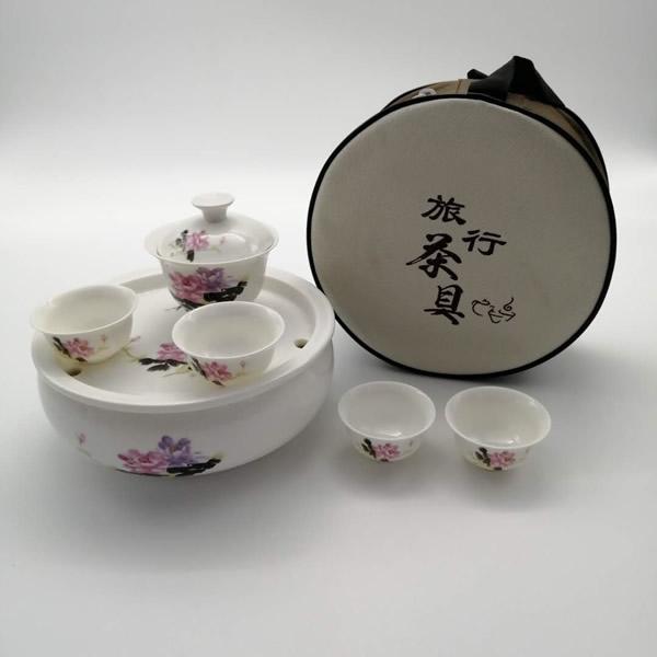 中国茶器 4個セット 楽天市場】携帯茶器セット 茶盤 中国茶 6人用 アウトドア耐熱 10