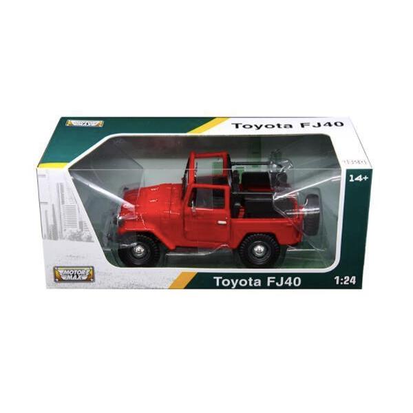 モーターマックス TOYOTA FJ 40 Conv RED 1/24 MOTORMAX トヨタ