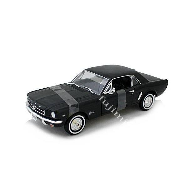 モーターマックス ミニカー 1964 1/2 Ford Mustang Coupe Black