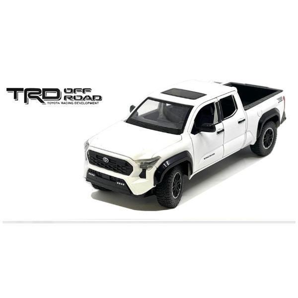 ミニカー TOYOTA TACOMA TRD OFF ROAD (WHITE) ミニカー Toyota Tacoma TRD Off-Road 2024 White 1/24 Mijo トヨタ 白