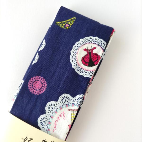 綿　100%長さ　妃女着　約215cm巾　約5cm日本製木綿製の腰紐は、よくとまり緩みません柔らかものがうまく止まらないといった悩みをお持ちの方は、ぜひお試しください従来よりしっかりとした布で、食い込みにくくしっかり止まりそうです※柄の位置...